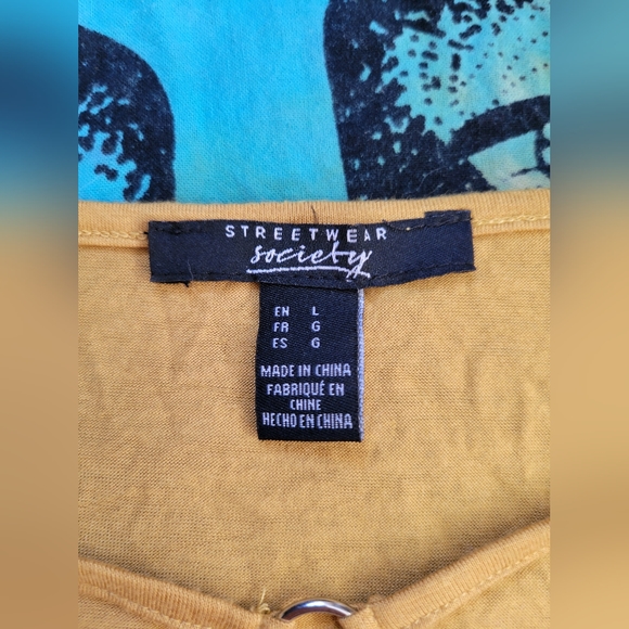 STREETWEAR SOCIETY - Fancy Long Sleeve Crop Top - Picture 6 of 6